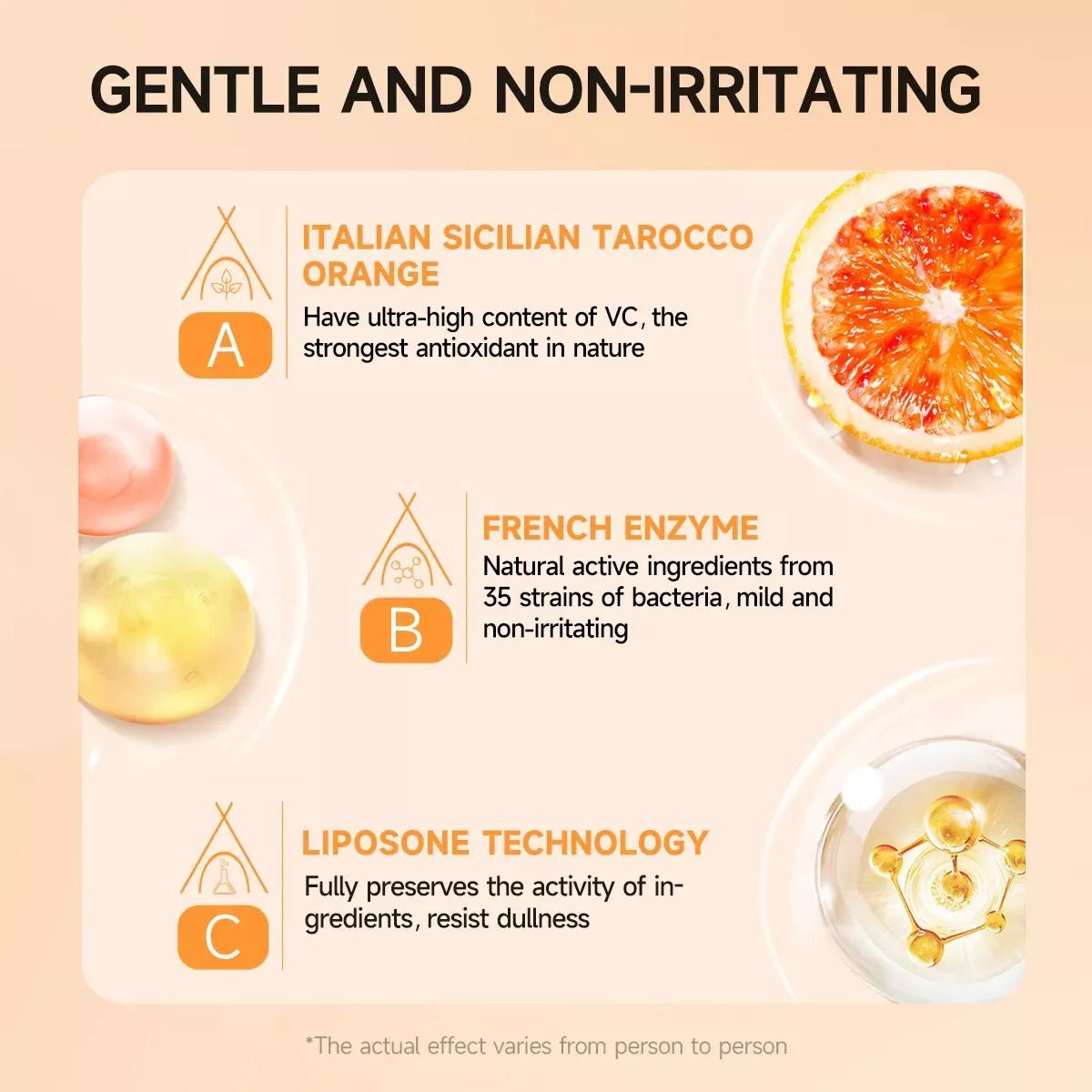 Orange Exfoliating Whitening Gel | Dark Spot & Dead Skin Remover